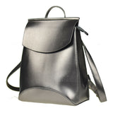 sac a dos urbain couleur argenté luxe style 